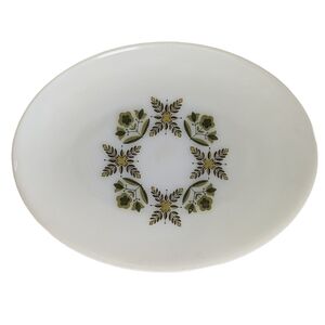 Anchor Hocking Green Meadow Oval Platter